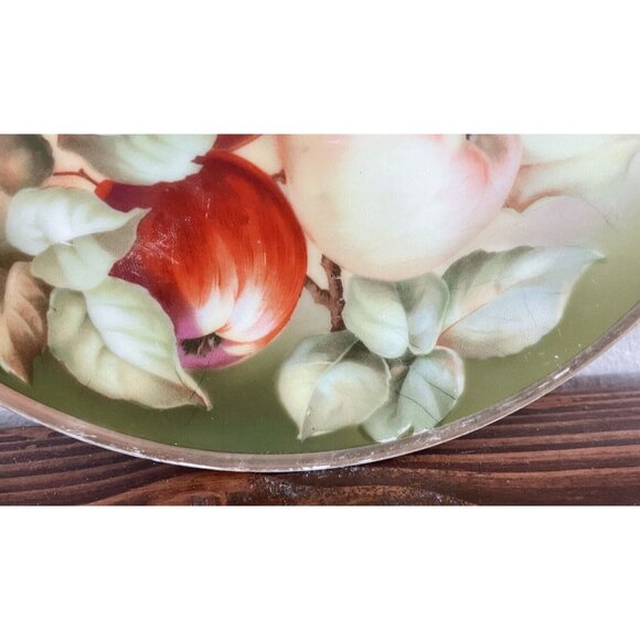 Antique Thomas Sevres Bavaria Murillo Handpainted Fruit Plate Signed “Kent” 8.5” - Picture 3 of 7